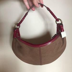 2000s round baguette bag
